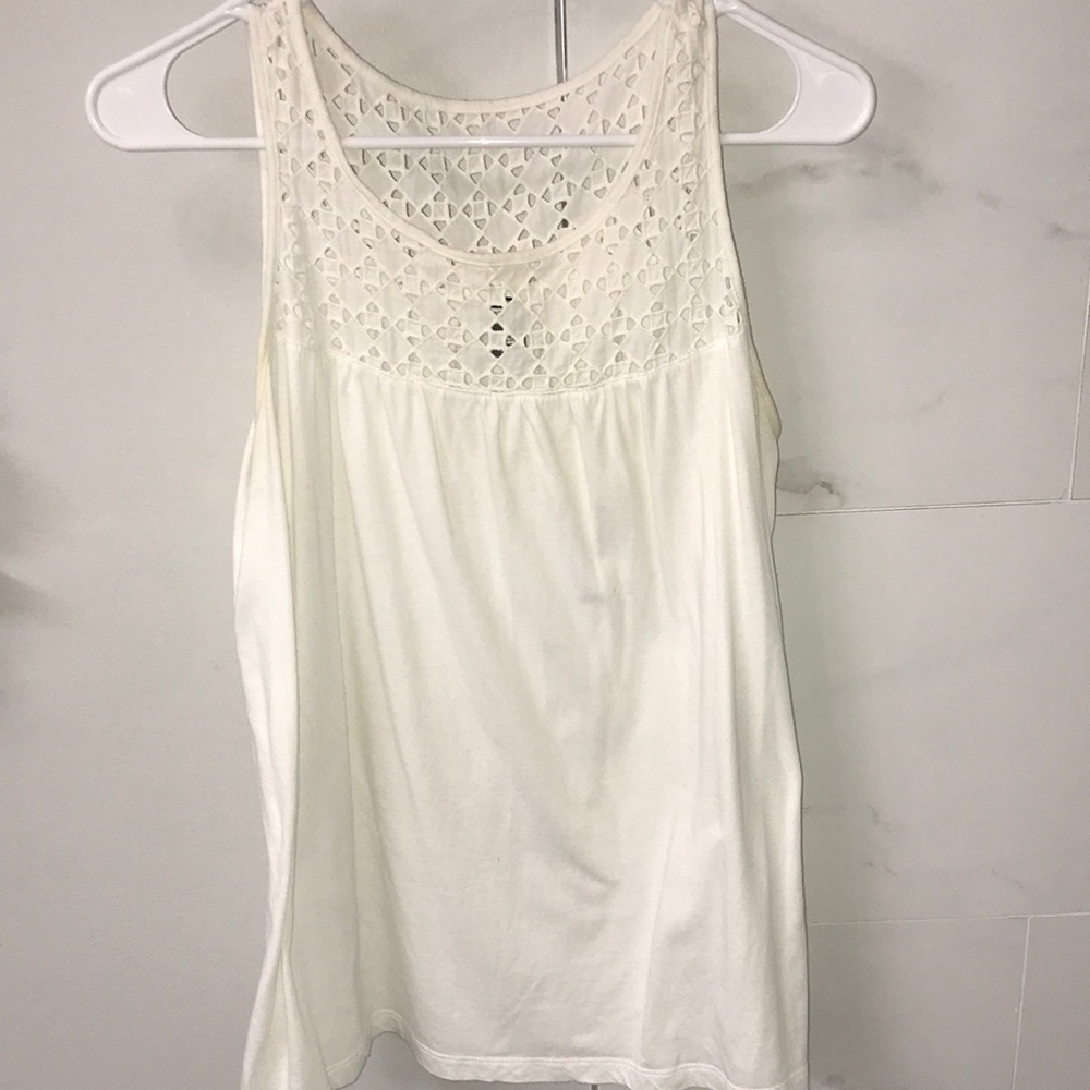 White tank top